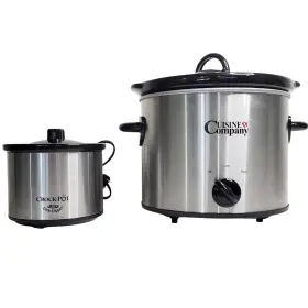 Sc4qt Cuisine & Company 4 Quart Stainless Slow Cooker Crock Pot 16oz Little Dipper #2
