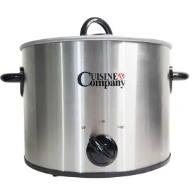 Sc4qt Cuisine & Company 4 Quart Stainless Slow Cooker Crock Pot 16oz Little Dipper #3