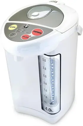 Bm-40j3w Cuisine Talent Panda Electric Water Boiler 4.0 Liter White Temperature Control