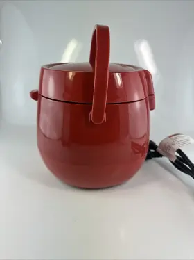 10324 Curtis Stone Dura Pan Mini Multi Slow Cooker Red New #3