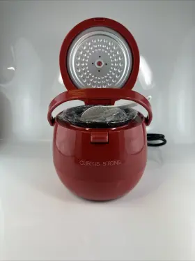 10324 Curtis Stone Dura Pan Mini Multi Slow Cooker Red New