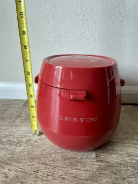 10324cy Curtis Stone Dura Pan Mini Multi Slow Cooker Red #3