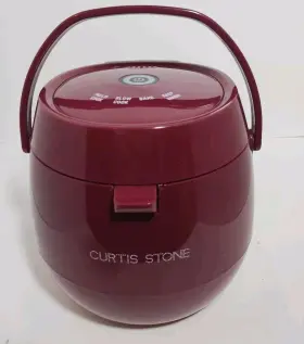 10324rd Curtis Stone Multicooker Slow Cook Bake 0.8 L Red Maroon Tested Working