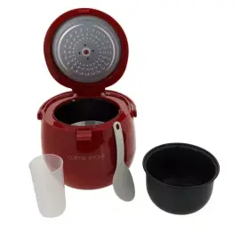 739-381 Curtis Stone Dura-pan Nonstick Mini Multi-cooker Red