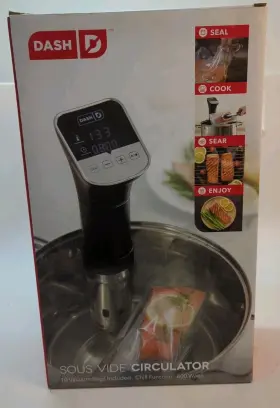 30570 Dash 858557007306 Chef Sous Vide Circulator Stainless Steel With Chill Feature 30570 Dash 858557007306 Chef Sous Vide Circulator Stainless Steel With Chill Feature
