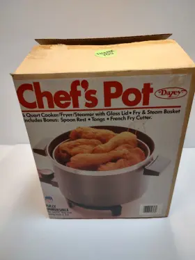 Sft1 Dazey Nos Chefs Pot 6 Quart Cooker/fryer/steamer Model Sft1 Dazey Nos Chefs Pot 6 Quart Cooker/fryer/steamer Model