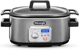 Cks1660d Delonghi Deftlonghi Livenza 350 Watts Programmable Slow Cooker 6 Quarts - Silver Black