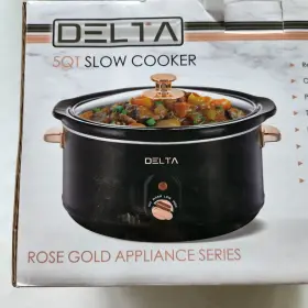 Nsc-450 Delta 5 Quart Ceramic Slow Cooker Brand New Never Used