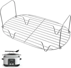 123bh1000 Denebore Steam And Roast Rack Compatible With Ninja Foodi Possible Cooker Pro 8.5 Qt