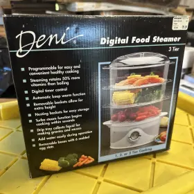 7550 Deni Digital Food Steamer Nib