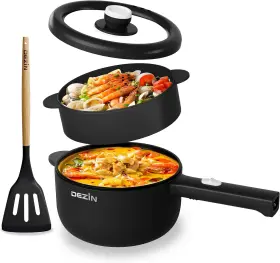Dezin 445045572564 Electric Cooker 2l Non-stick Saut Pan Rapid Noodles Mini Pot Fo
