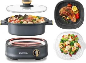 Xk3002-v2 Dezin Electric Shabu Pot With Removable 3l