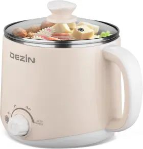 Xsj-xiao-1 Dezin Electric Pot 1.6l Ramen Cooker Hot Stainless Steel Multifu