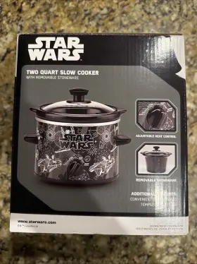 22cn Disney -22cn Star Wars 2 Quart Slow Cooker Crock Pot With Removable Stoneware Collectors #2