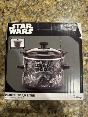 22cn Disney -22cn Star Wars 2 Quart Slow Cooker Crock Pot With Removable Stoneware Collectors #3