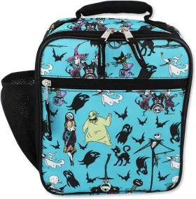 B22nm54494 Disney Nightmare Before Christmas Boys Girls Soft Insulated School Lunch Teal B22nm54494 Disney Nightmare Before Christmas Boys Girls Soft Insulated School Lunch Teal