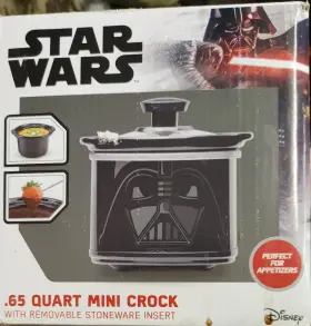 Lsw-065v Disney Crock Pot - Star Wars .65 Quart Mini Darth Vader Edition