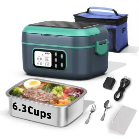Drafin013 Drafin 762483443087 6.3 Cups Cordless Electric Lunch Box For Adults 27000mah 100w Xl Green
