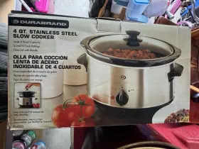 Jd4000 Durabrand 4 Quart Stainless Steel Crockpot Nib
