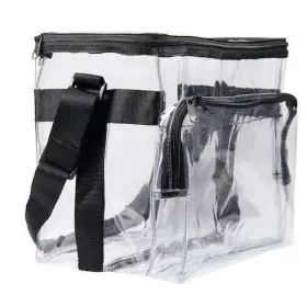 Ch-1240 Dycica Large Clear Lunch Bags For Work See Through Plastic Box With