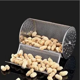 Capacity18x12cm Eatingbiting 794163070214 Beans Peanut Coffee Roaster Drum For Bbq Rotisserie Ovenware #2