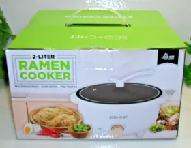 Eco-chef Ec-rmn2l 2-liter Multi Function 700 W Electric Hot Pot Ramen Slow Cooker New