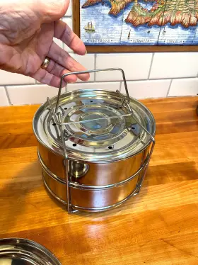 Ekovana 647929927935 Instant Pot/stackable Insert Pan Stainless Cooking/steaming Set Fits 6-8 Quart Ip