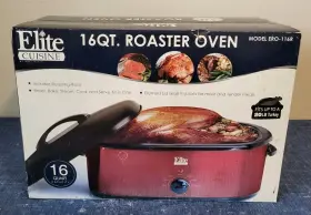 Ero-116r Elite Cuisine By Maxi-matic 16 Quart Roaster Oven Red Mo# Brand New/sealed