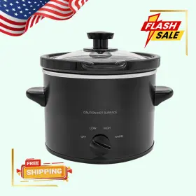 Mst253 Elite Cuisine Hot Sale 2 Quart Slow Cooker With Adjustable Settings And Keep Warm