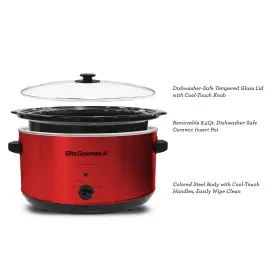 Mst-900rxt Elite Gourmet 717056128236 Mst-900rxt# Electric Ceramic Xl Jumbo Slow Cooker Adjustable Temp Entrees #2 Mst-900rxt Elite Gourmet 717056128236 Mst-900rxt# Electric Ceramic Xl Jumbo Slow Cooker Adjustable Temp Entrees #2