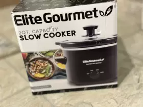 Mst239x Elite Gourmet 717056129431 New 2 Quart Slow Cooker Crock Pot With Glass Lid