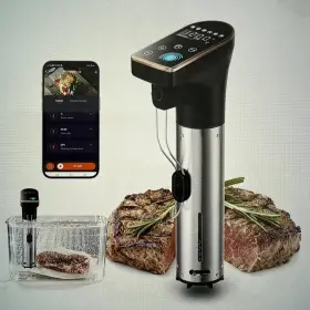 Mzj-a11w Embenly 1300w Sous Vide Precision Cooker Ipx7 Quiet Brushless Motor 6 Presets App