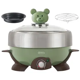 Ehp-1901-og Ernte 1l Portable Electric Hot Pot All-in-one Mini Cooker Steam/boil/fry With 30