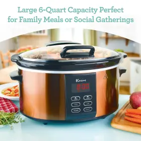 Scx6 Euro Cuisine 737770072967 Programmable Slow Cooker 6 Quart - Best Digital #2