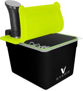 Everie 313099623662 Sous Vide Container With Universal Silicone Lid And Rack Co