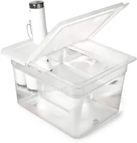 Evc-12-cs-sd Everie Sous Vide Container 12 Quart With Collapsible Hinged Lid Compatible Evc-12-cs-sd Everie Sous Vide Container 12 Quart With Collapsible Hinged Lid Compatible