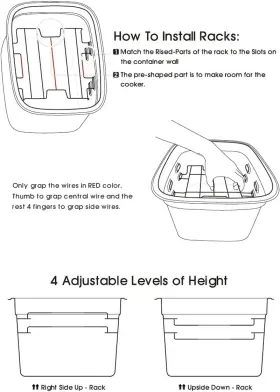 Evc-1202-tygj Everie Versatile 12-quart Sous Vide Container With Built-in Rack And Collapsible #3