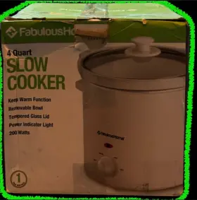 54240-0 Fabuloushome Slow Cooker - New In Box