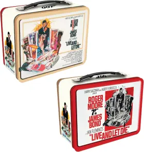 408802 Factory Entertainment James Bond Live And Let Die Tin Tote Metal Various