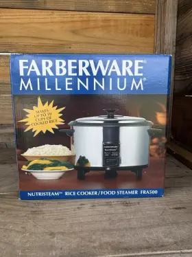 Fra80a Farberware Faberware Millenium Nutristeam Food Stainless Steel Rice Cooker 10 Cups