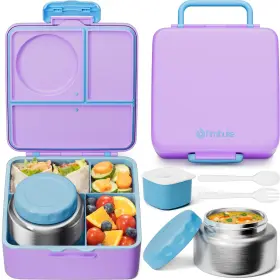 Msfh-001 Fimibuke Bento Box For Kids Adult Bpa Free And Leakproof A14. Cotton Candy