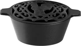 Fire Beauty 734339170751 Woodstove Steamer Stove Humidifier Cast Iron Lattice Top Chicken