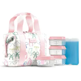 4511cx3976 Fit & Fresh And Remi Lunch Bag For Women Work Neoprene Large Dainty Bows