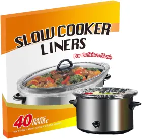 Xh40 Fnsuzoka Fasozuka Slow Cooker Liners 40 Cooking Bags Small Colorless And Transparent Xh40 Fnsuzoka Fasozuka Slow Cooker Liners 40 Cooking Bags Small Colorless And Transparent