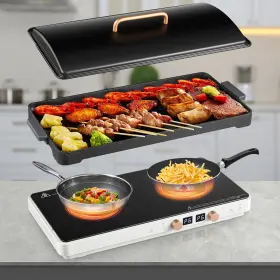 Xm-21v19 Fohere Induction Cooktop 2 Burners 1800w With Removable Cast Iron