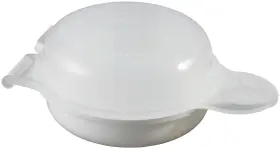 Byj-3496 Fox Valley Traders Easy Microwave Egg Muffin Cooker For A Quick And Healthy Breakfast Sandwich