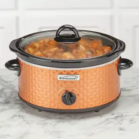 Sc-136c Fox Valley Traders Brentwood 3.5 Quart Slow Cooker Copper #2
