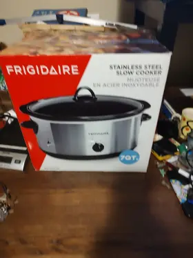 Esc7002-ss Frigidaire Stainless Steel Slow Cooker 7 Qt