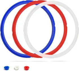 Fuator 744759964236 3 Pcs Silicone Sealing Ring For Instapot - Gasket Accessories 8 Quart