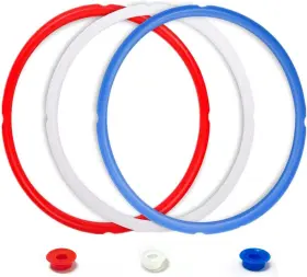 Koupa0001 Fuator Silicone Sealing Ring For Instapot - 3 Pcs Replacement Gasket Seal